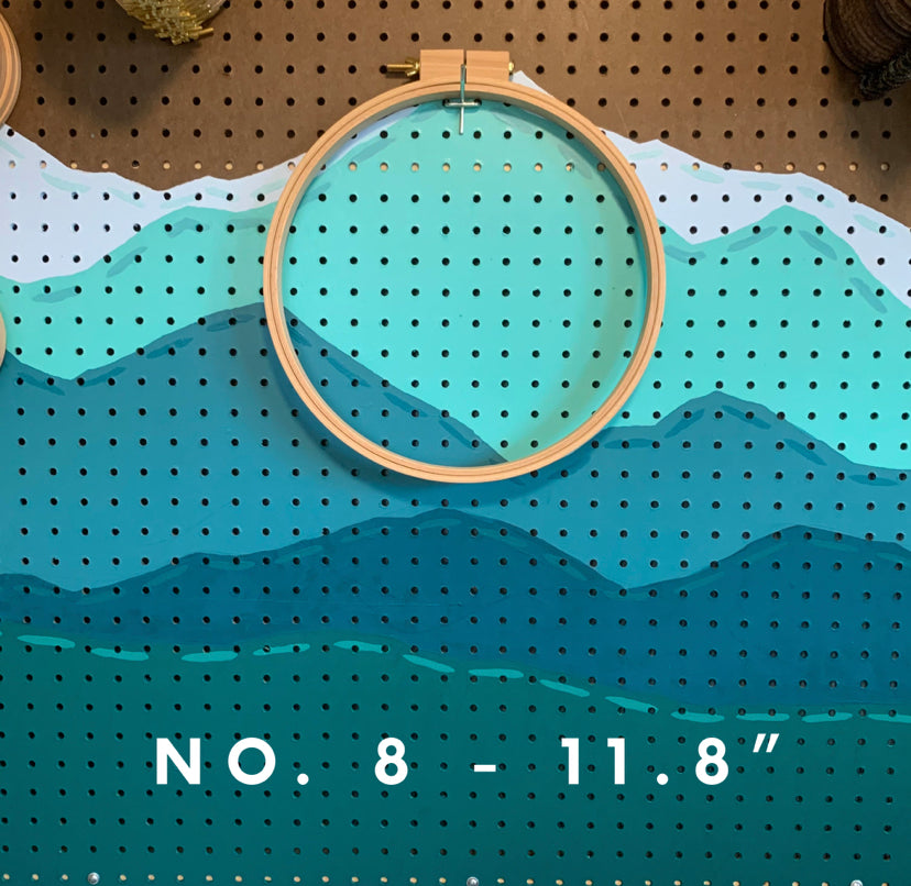 Nurge Beechwood Quilt Hoops: 24mm (1”)