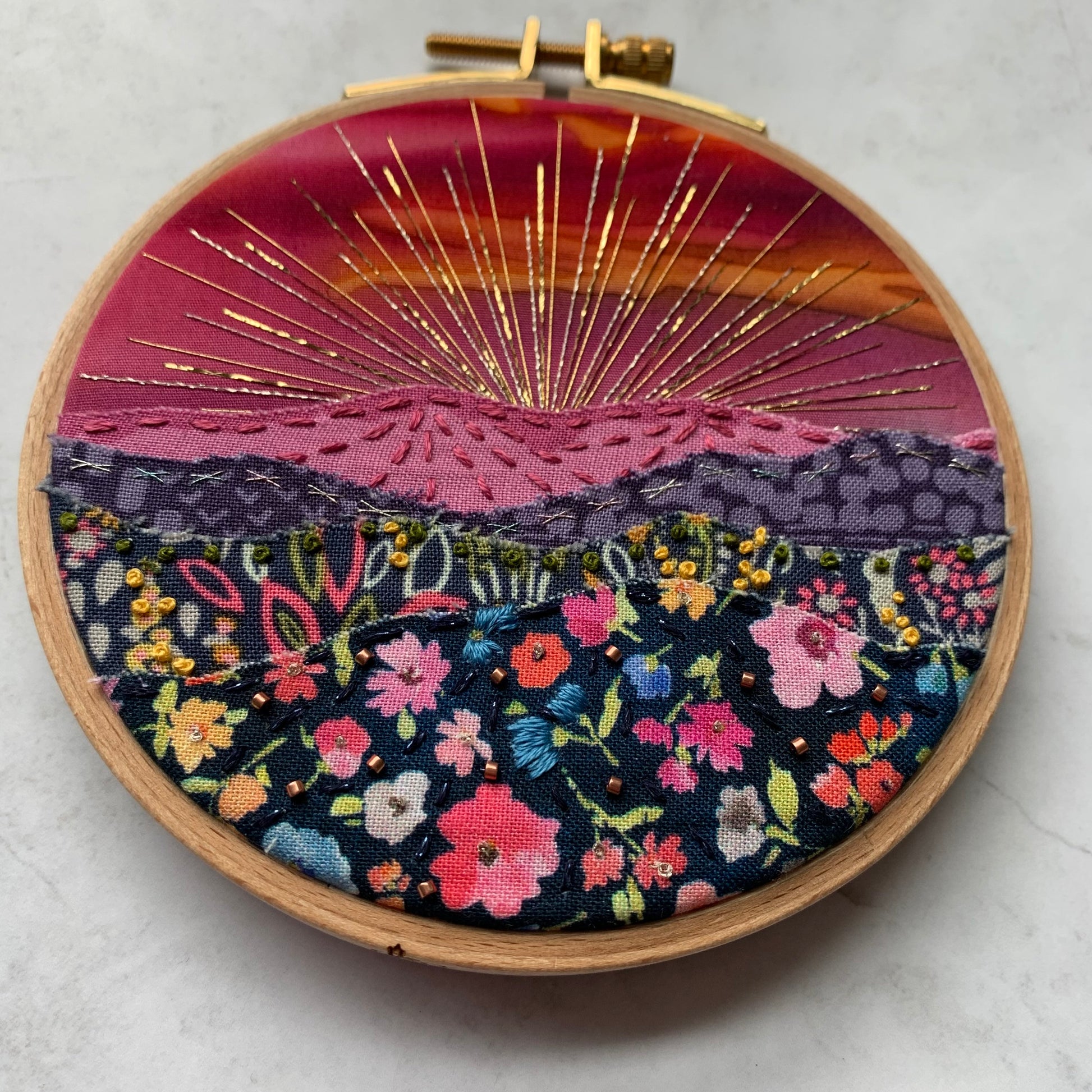 January 9: Fabric Collage Embroidery 101 - Virtual Workshop & Kit