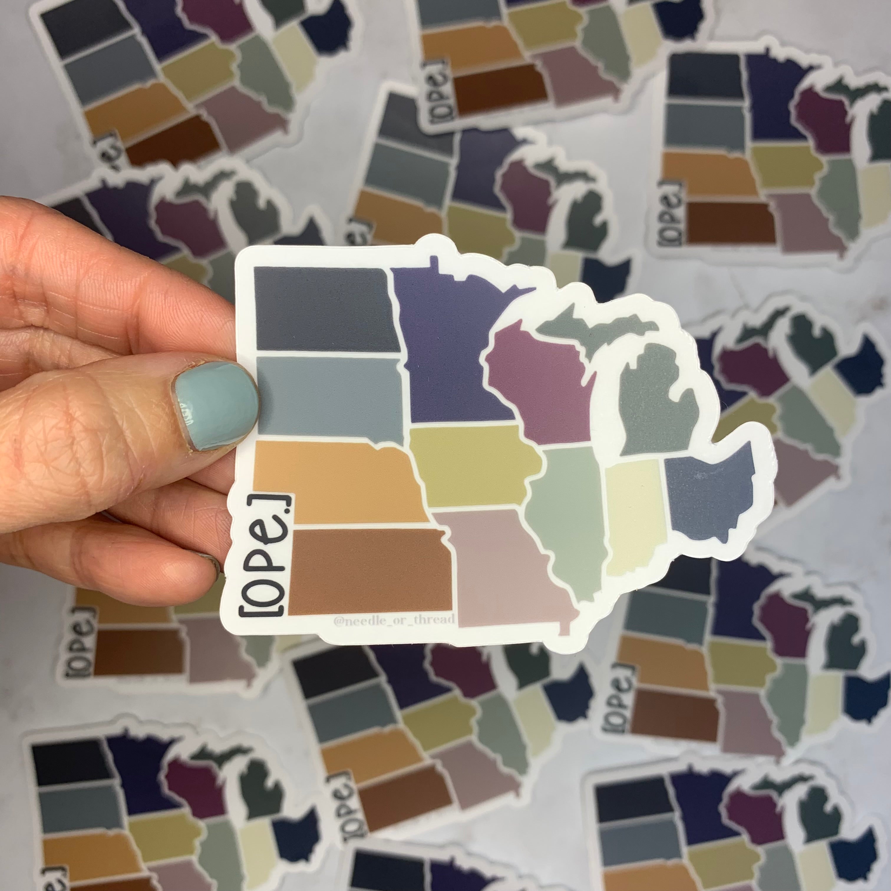 CLEAR sticker Ope: Sorry! 3”x2.28”