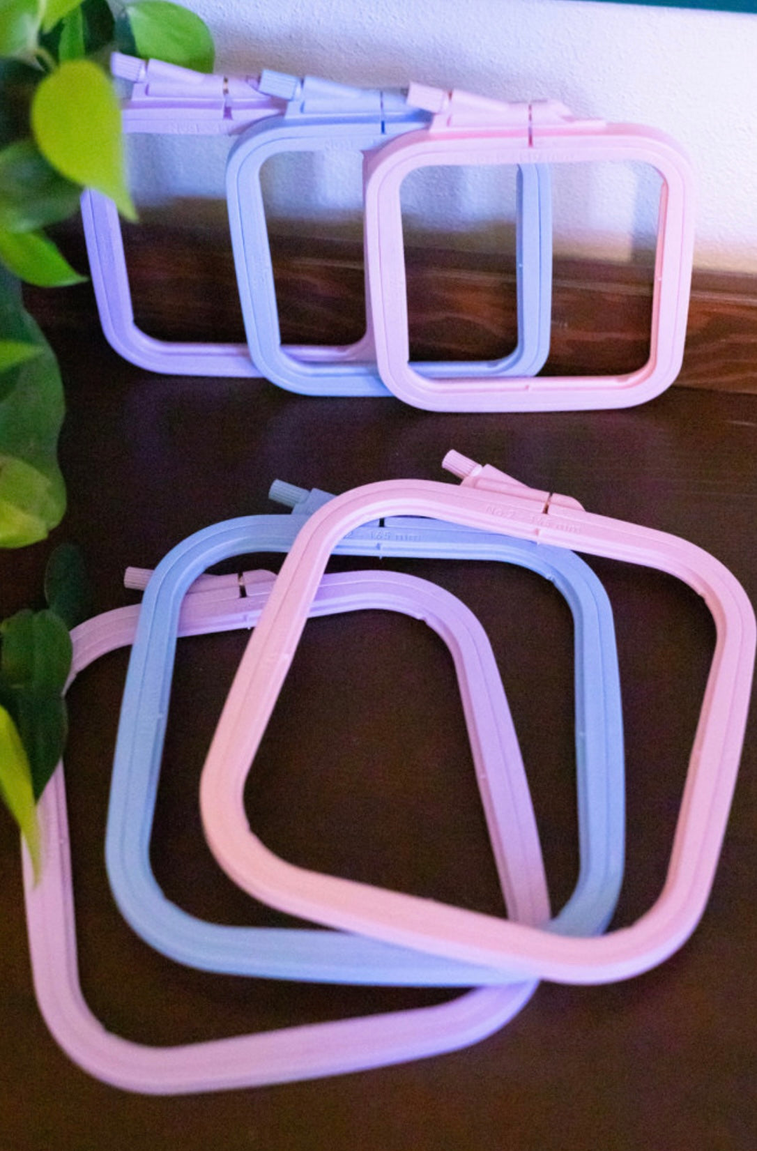 Nurge Rectangle Pastel Hoops