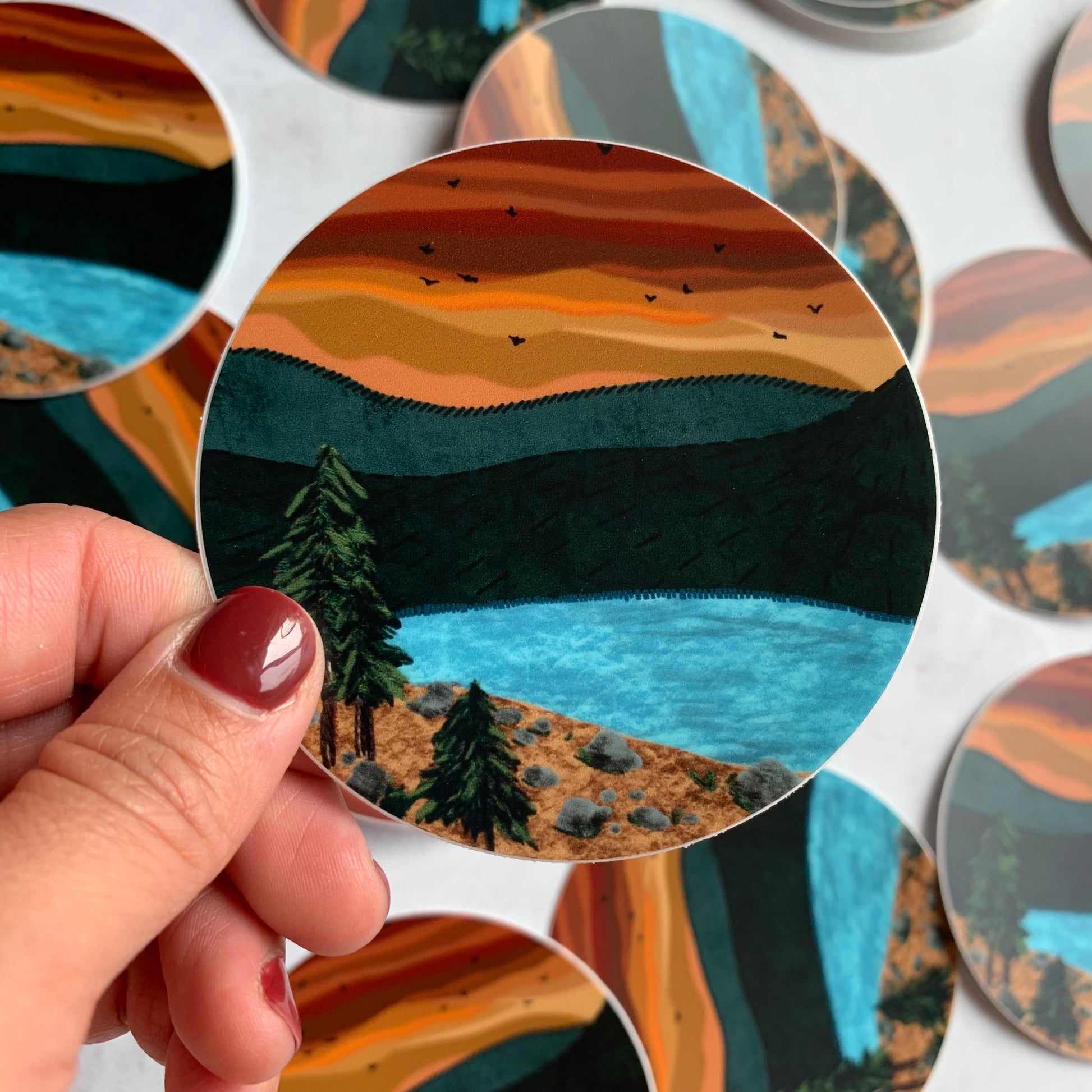 Lake View Sticker 3”