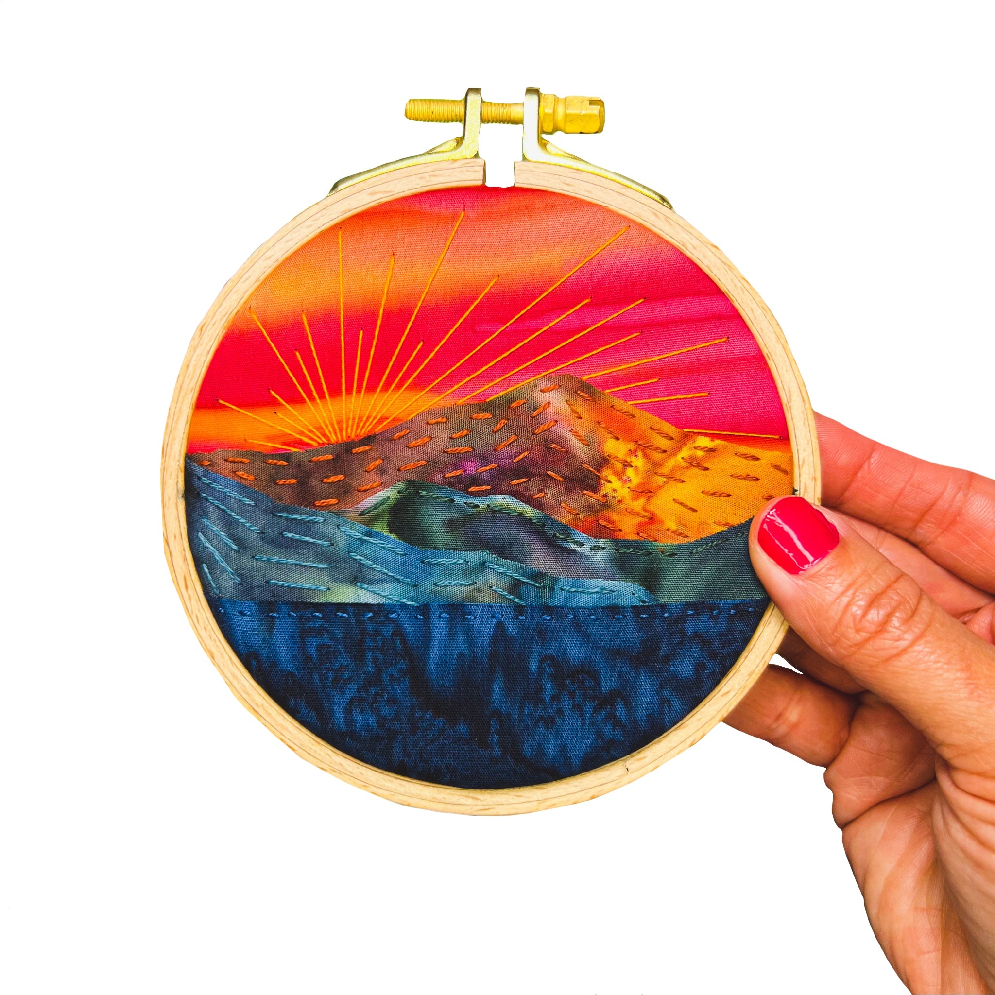 Sunset Running Stitch Kit