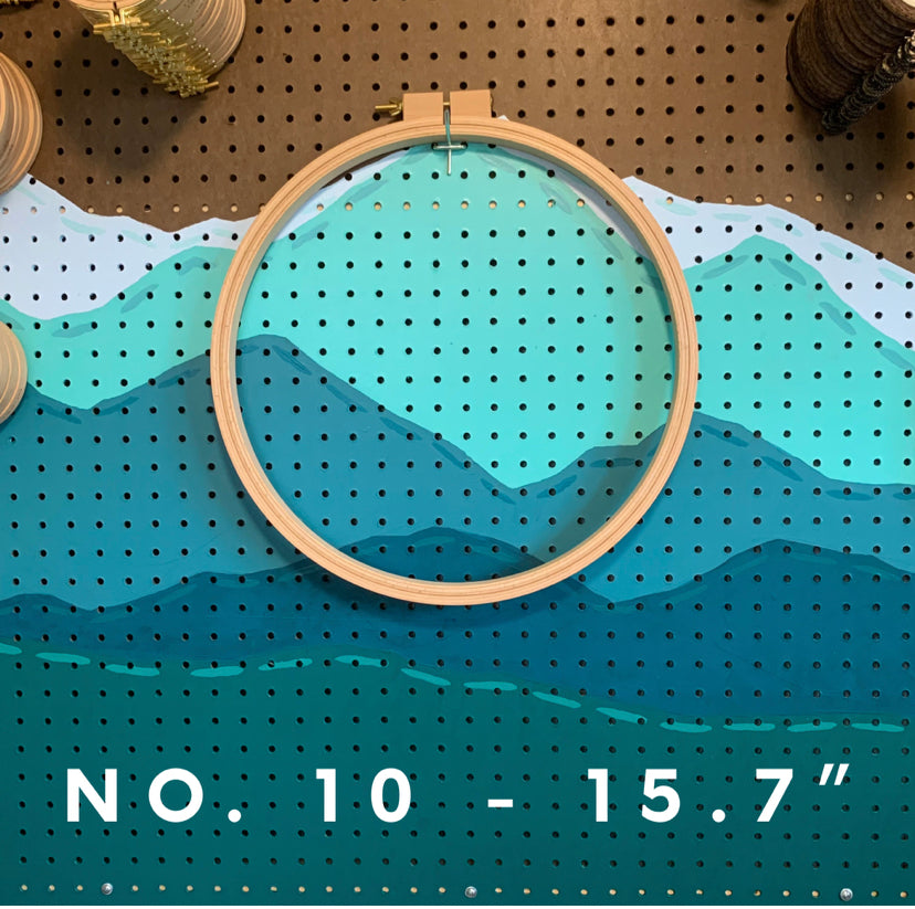 Nurge Beechwood Quilt Hoops: 24mm (1”)